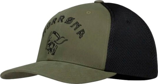 Norrøna /29 Mesh Flexfit Cap Olive Night/Caviar L/XL, Olive Night/Caviar