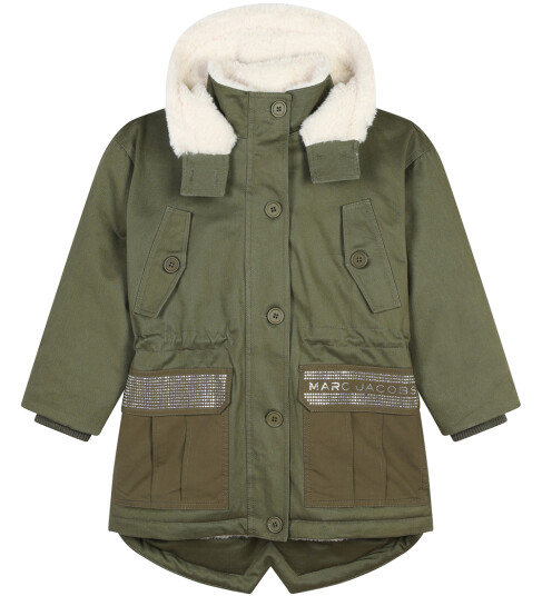 Little Marc Jacobs Frakk Vintermose Marc Jacobs 14 år 164 Overgangsjakke Grønn Little Marc Jacobs Frakk Vintermose Marc Jacobs 14 år 164 Overgangsjakke Grønn