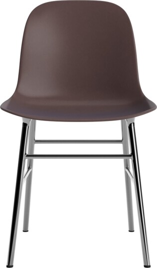 Normann Copenhagen Form Spisestuestol Brun/ Krom