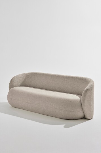 Jotex Sofa 3seter Polyester/Teddy/Kryssfiner/Polyeterskum Beige Bloom 1663845030