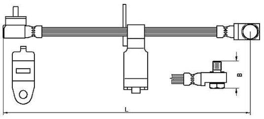 Bremseslange METZGER 4112542