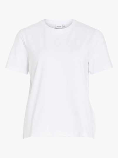 Vila Nora Short Sleeve T-Shirt Hvit L