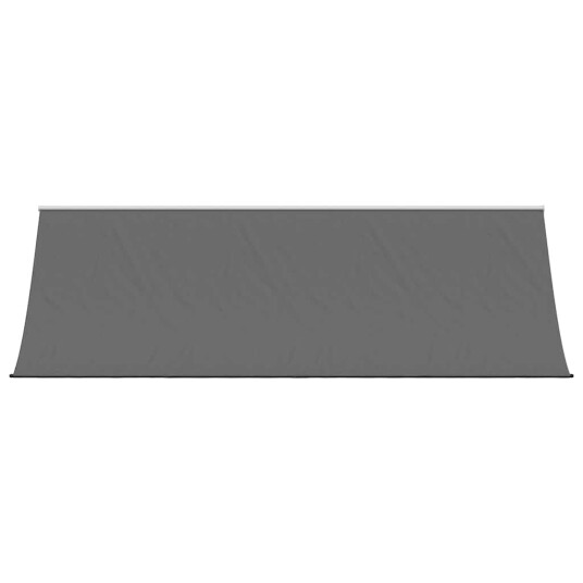 Uttrekkbar markise antrasitt 400x150 cm stoff og stål 368756