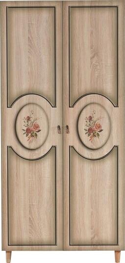 Brokind Garderobe 90 cm - Brun
