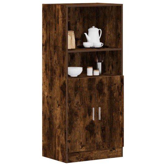  Kjøkkenskap røkt eik 57x41,5x131,5 cm konstruert tre 8721158651563
