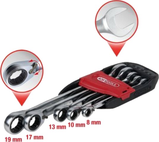 Ks Tools 503.4605, Kromvanadiumstål, 72 Stykker, Din 3113, Iso 3318, 5 Stykker, 700 G