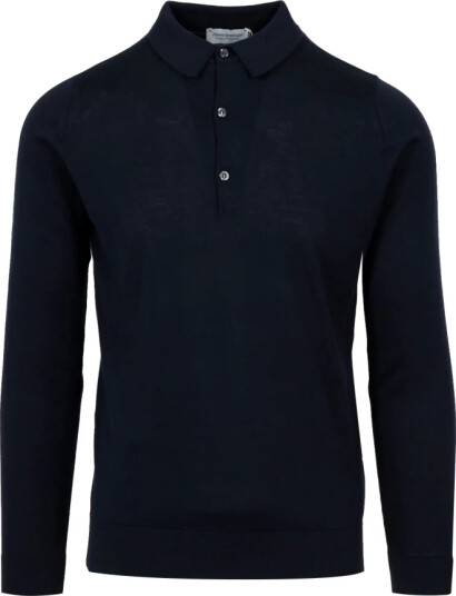 John Smedley Herre Topper Blå 2XL, John Smedley Herre Topper Blå 2XL,
