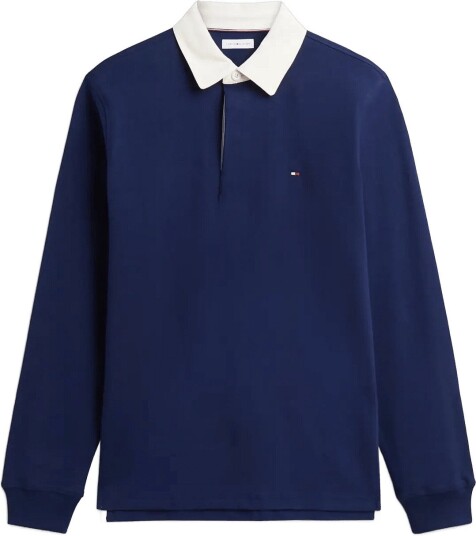 Tommy Hilfiger Essential Solid Rugby CARBON NAVY XL