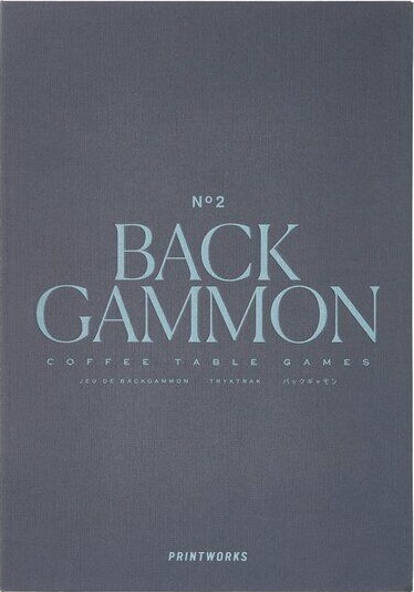 Printworks Klassisk Backgammon Spill med Papir 30,8 cm Printworks Klassisk Backgammon Spill med Papir 30,8 cm