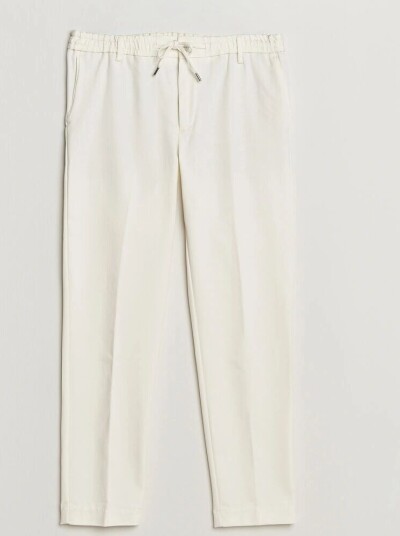 Boss BLACK Kane Drawstring Trousers Open White