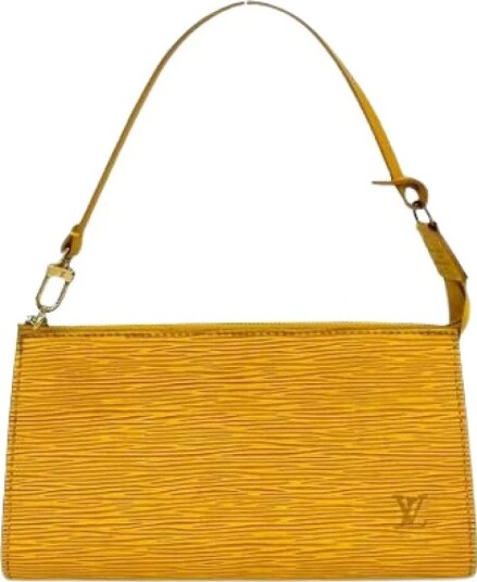 Louis Vuitton Vintage Dame Pre owned Gul ONE SIZE, Louis Vuitton Vintage Dame Pre owned Gul ONE SIZE,