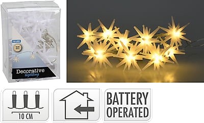 Ki Lysslynge star 10ledlys 120cm