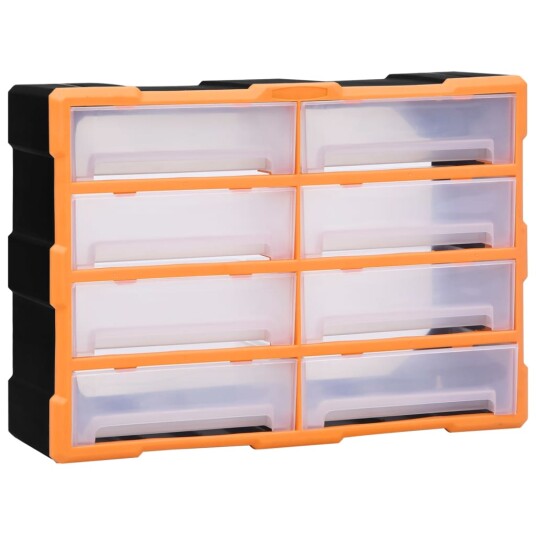 Sortimentskap Med 8 Store Skuffer 52x16x37cm Sortimentskap Med 8 Store Skuffer 52x16x37cm