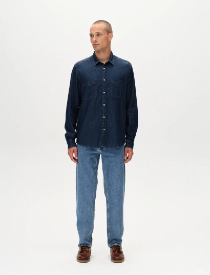 Gabba Sven Reg Denim Ls - Navy - M Gabba Sven Reg Denim Ls - Navy - M