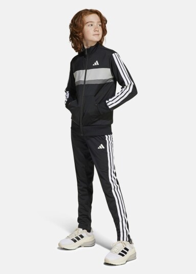 Adidas J 3s Tiberio Ts Black/White/Gretwo 164 Løpejakker Adidas J 3s Tiberio Ts Black/White/Gretwo 164 Løpejakker