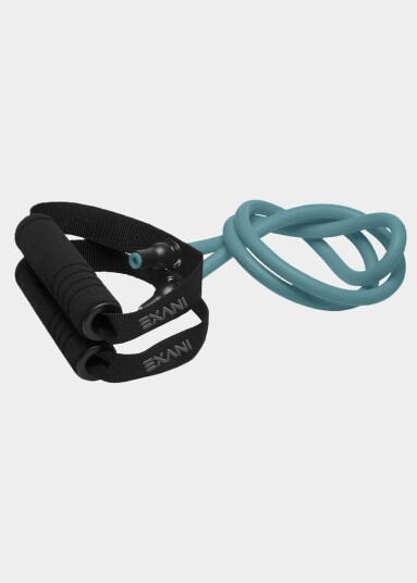 Exani Rubber Band With Handles Mediu Petrol Onesize Treningstilbehør Exani Rubber Band With Handles Mediu Petrol Onesize Treningstilbehør