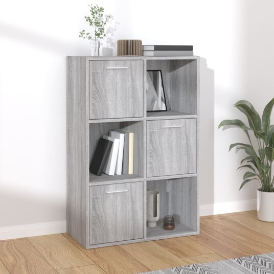 vidaXL Oppbevaringsskap gr? sonoma 60x29,5x90 cm vidaXL Oppbevaringsskap gr? sonoma 60x29,5x90 cm