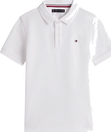 Tommy Hilfiger Flag Polo Ss White 122