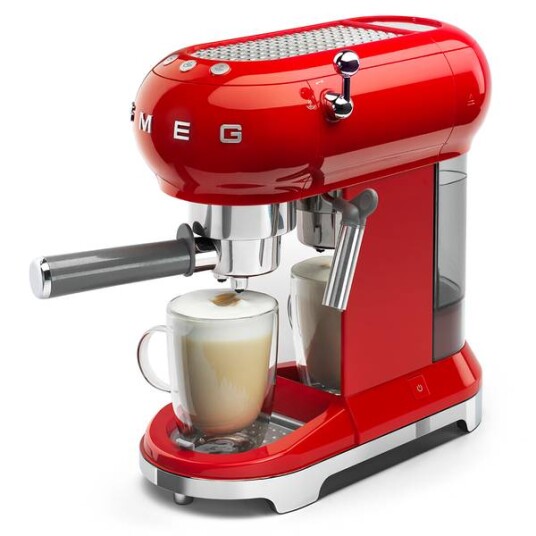 Smeg Kaffemaskin ECF01RDEU - Rød Smeg Kaffemaskin ECF01RDEU - Rød