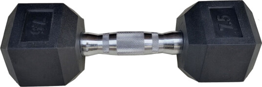 LEVITY Premium Fitness Hex Dumbbell 7.5kg