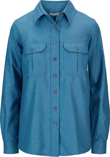 Aclima Women's ReBorn Woolshirt Blue Melange S