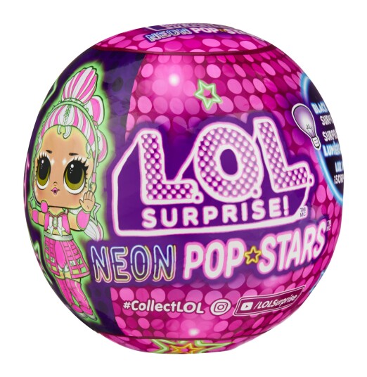 L.O.L. Surprise! Neon Pop Stars Tots Asst 120674