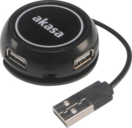 Akasa Connect4c 4-In-1 Usb 2.0 Usb 2.0 480 Mbit/S Sortering 0,17 M Usb