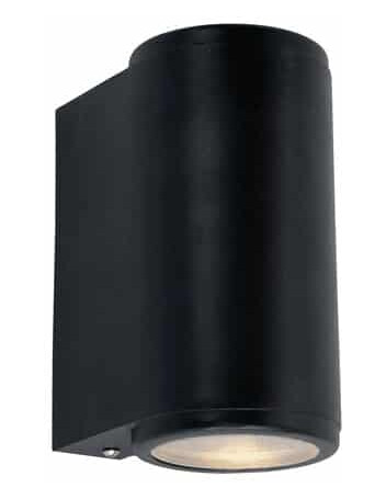 Mandal 1370 Vegglampe 2x3,9W LED Lys Opp/Ned Sort
