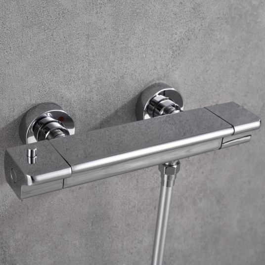 Bathlife Stimma Dusjbatteri Krom