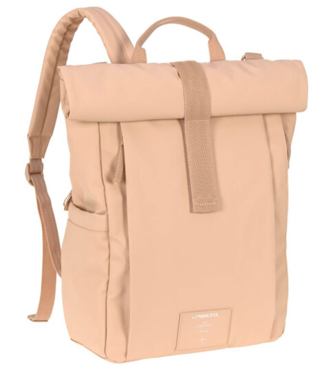 LÄSSIG Stelleryggsekk Rolltop Up Backpack peach rose LÄSSIG Stelleryggsekk Rolltop Up Backpack peach rose