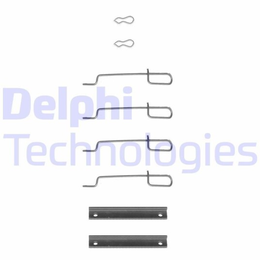 Tilbehørsett, skivebremse belegg DELPHI LX0044