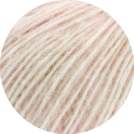 Lana Grossa Natural Alpaca Pelo Garn 011 Myk Rosa Melert