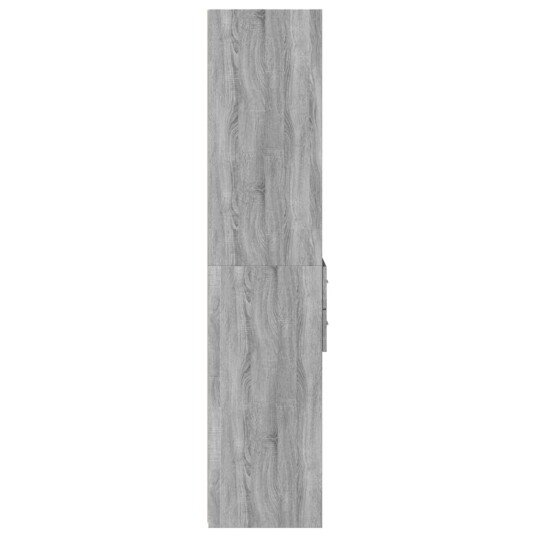 Hylle grå sonoma 45x42,5x185 cm konstruert tre 8721102655425 Hylle grå sonoma 45x42,5x185 cm konstruert tre 8721102655425
