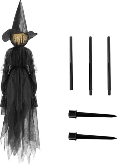 Halloween Lysende Heksefigurer som Holder Hender