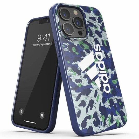Adidas Leopard Mobildeksel til iPhone 13/13 Pro 6,1" Blå Adidas Leopard Mobildeksel til iPhone 13/13 Pro 6,1" Blå