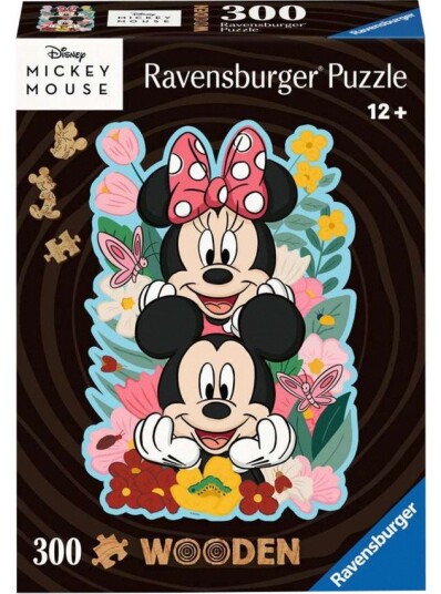 Ravensburger 00762 trepuslespill 300 deler Mikke og Minnie