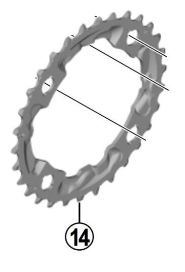 Shimano SLX Drev 30TØ96mm