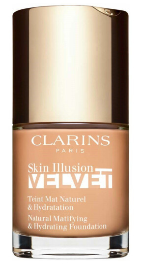 Clarins Skin Illusion Velvet Foundation 30 ml 107C Beige Fuktighetsgivende Matte Finish