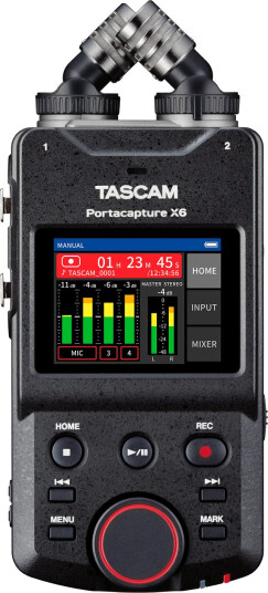 Tascam Portacapture X6 32-bit Svart Tascam Portacapture X6 32-bit Svart