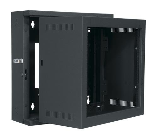 MIDDLEATLANTIC EWR-10-22 - Wall Rack w Center Section Swing 10RU 22"" Depth