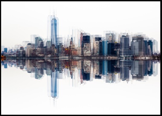 Abstract Manhattan Skyline Plakat / 70x100
