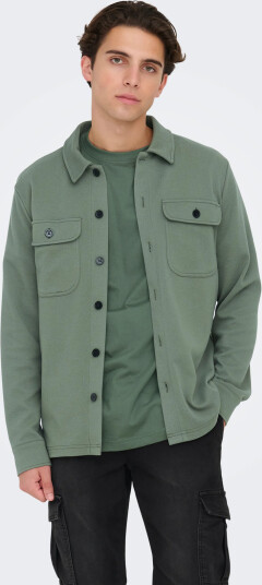 ONLY & SONS Onsnewkodyl Overshirt Sweat Noos - Khaki green - XL ONLY & SONS Onsnewkodyl Overshirt Sweat Noos - Khaki green - XL