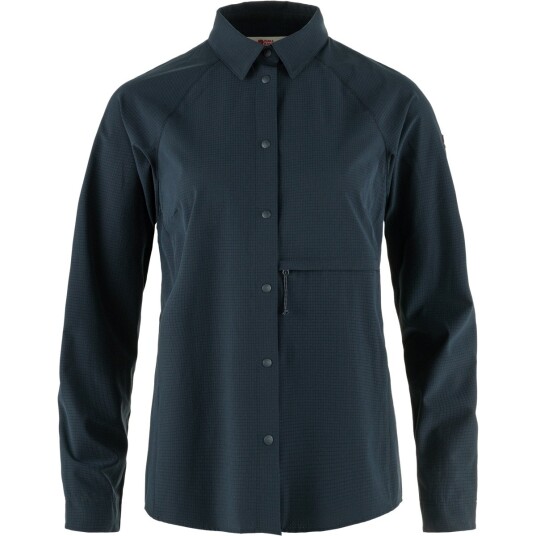 Fjellreven Abisko Trekking Shirt W Dark Navy L