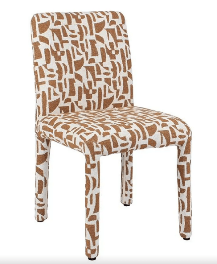 Trend Collection Waco Spisestol – Mønstret Brun