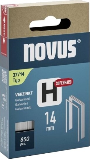Novus Novus Tools 042 0787 Fin Trådstifter Type 37 850 Stk Mål L X B 14 Mm X 10,6 Mm