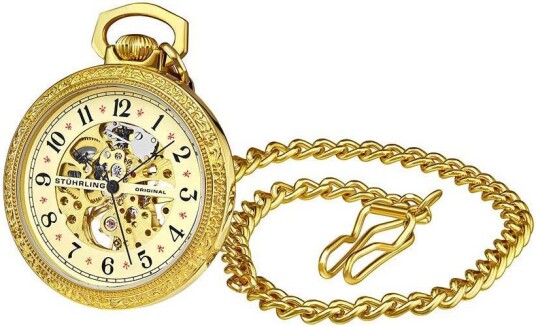 Stührling Original Herreklokke 979.03 Consul Gull Ø48 mm