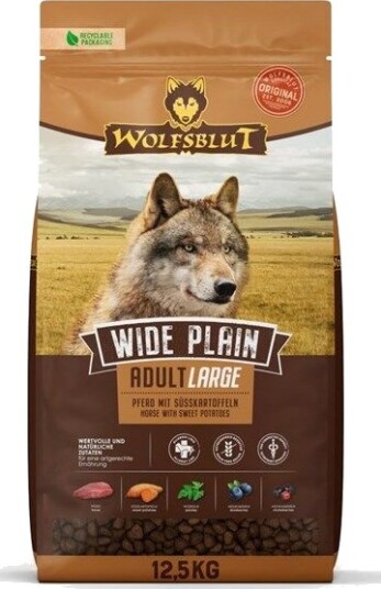 Wolfsblut Wide Plain L Breed Karma Hundemat Til Hund 12.5 kg Wolfsblut Wide Plain L Breed Karma Hundemat Til Hund 12.5 kg