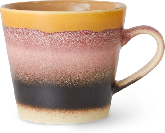 HKliving 70's cappuccinokrus 33 cl Sunset