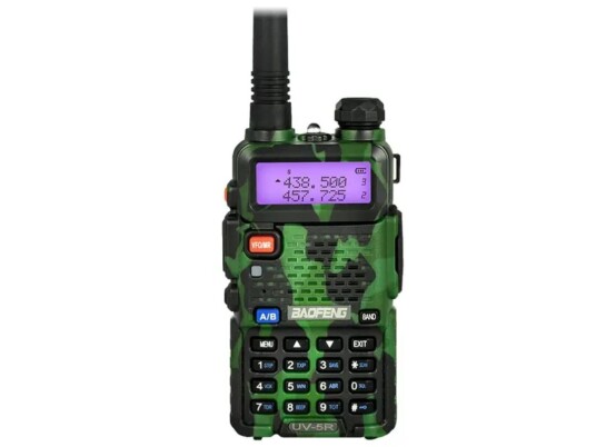 Jaktradio/kommunikasjonsradio Baofeng UV 5R Dobbeltbånd VHF UHF Kamuflasje