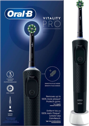 Oral B Vitality Pro CrossAction Elektrisk tannbørste Black